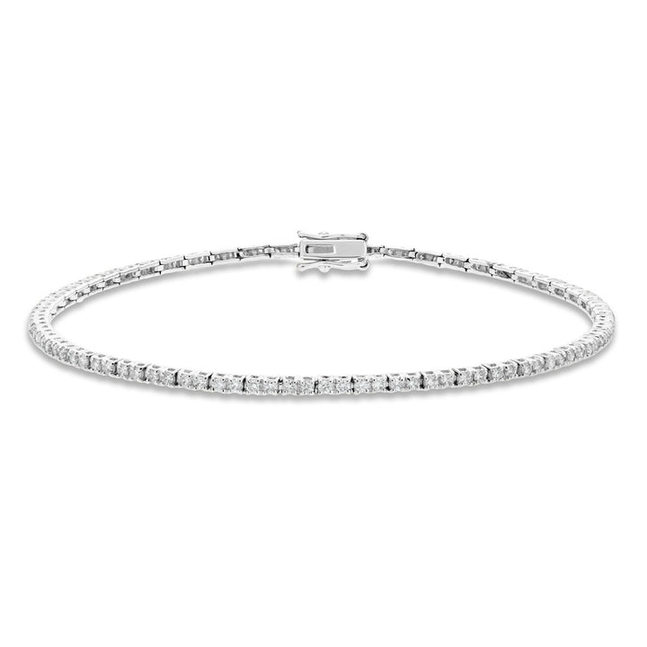 Classic Diamond Tennis Bracelet 1.15ct G/SI in 18k White Gold